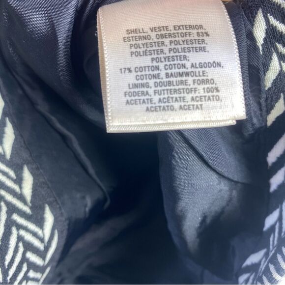 Maeve Black & White Geometric Button-Front Skirt – Anthropologie Boho Chic - Picture 11 of 12